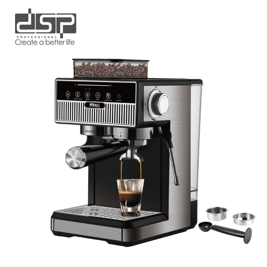 Dsp espresso machine with grinder and steam pipe KA3125