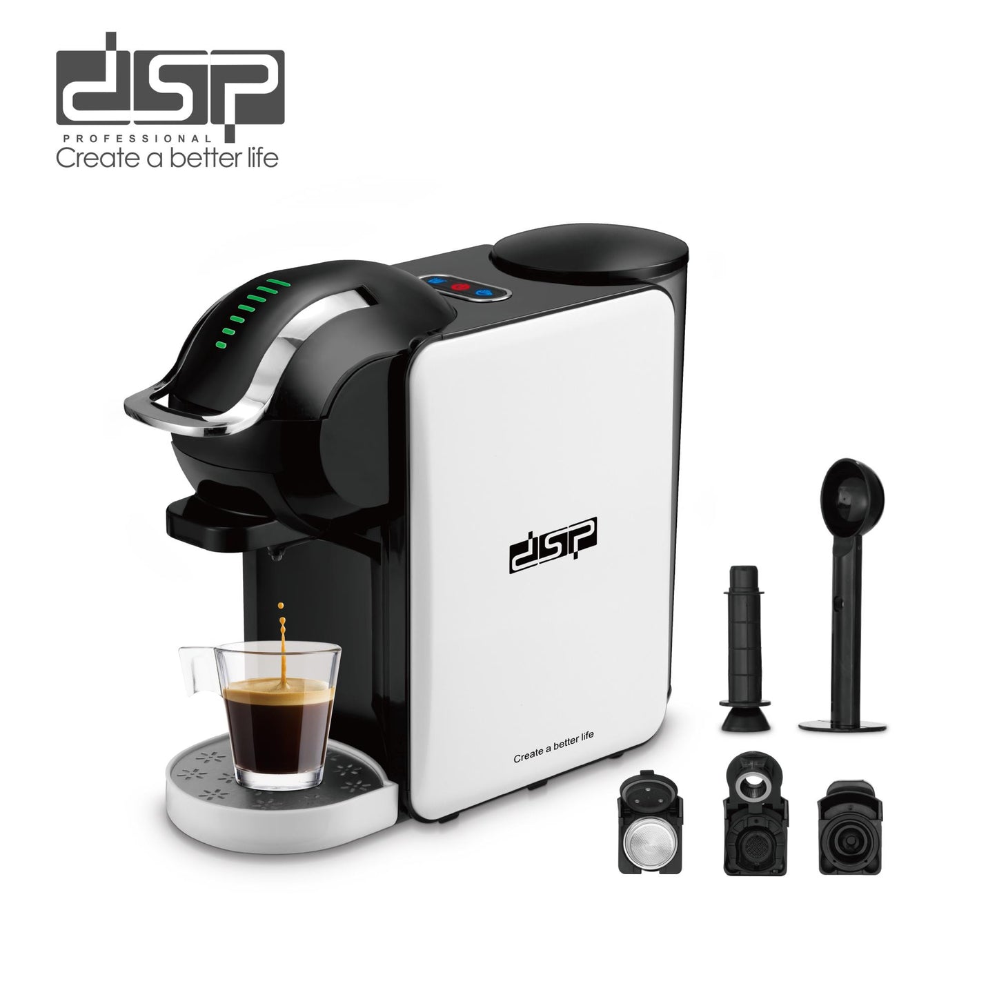 DSP 3 in 1 capsules coffee machine (powder & capsules) KA3131