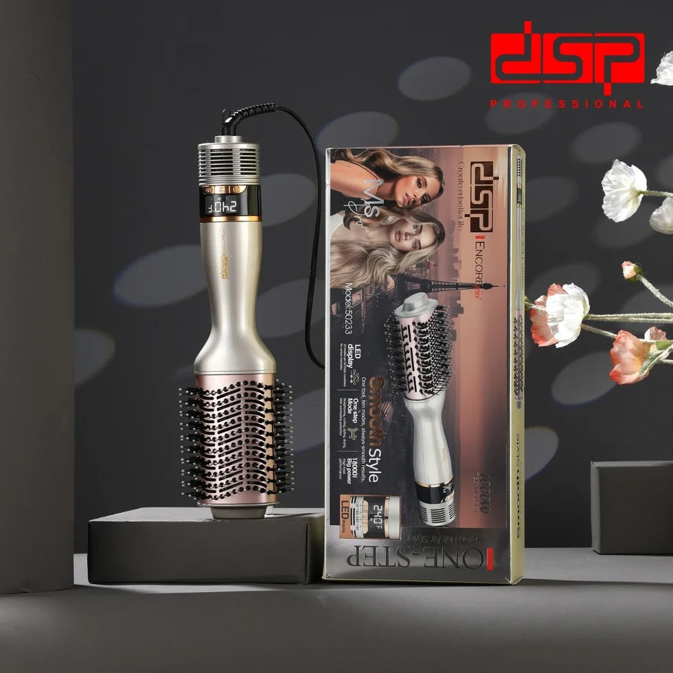 فرشاة تصفيف وتجفيف بشاشة LED – 10 أوضاع – DSP 50233