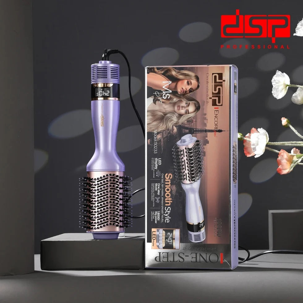 فرشاة تصفيف وتجفيف بشاشة LED – 10 أوضاع – DSP 50233