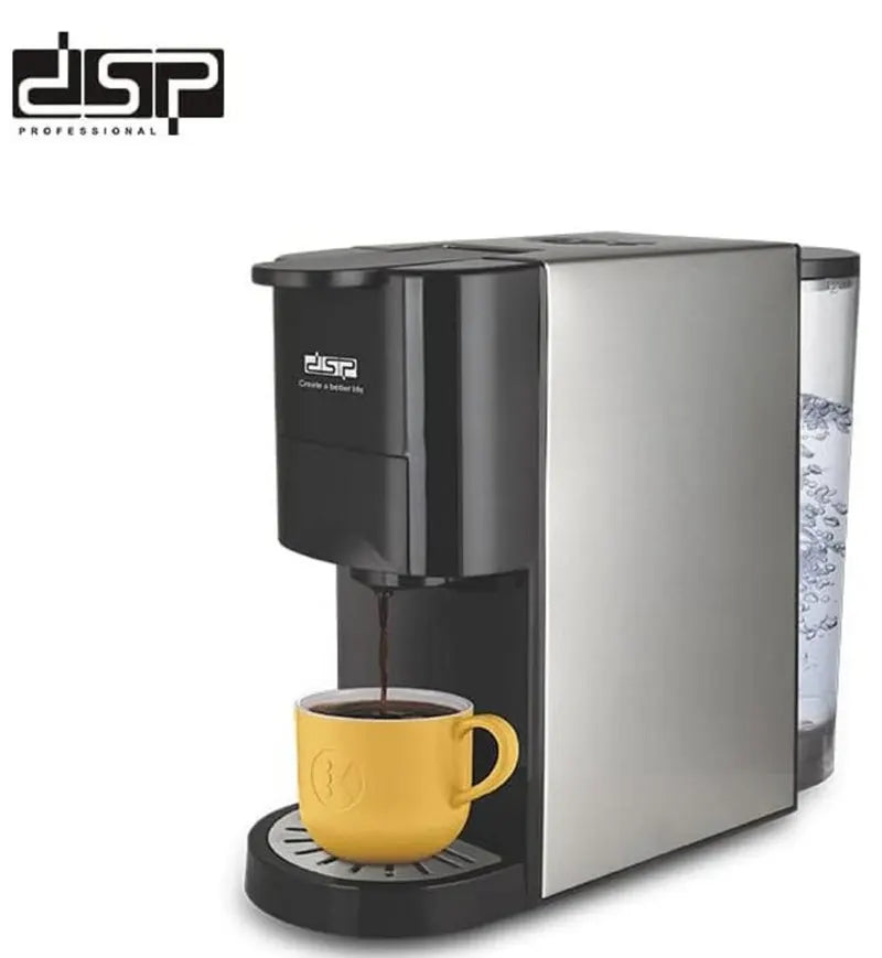 ماكينة قهوة متعددة الكبسولات 3×1 – 19 بار – 1450 وات – DSP KA3046