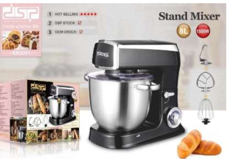 DSP stand mixer 1500 watt 8L
