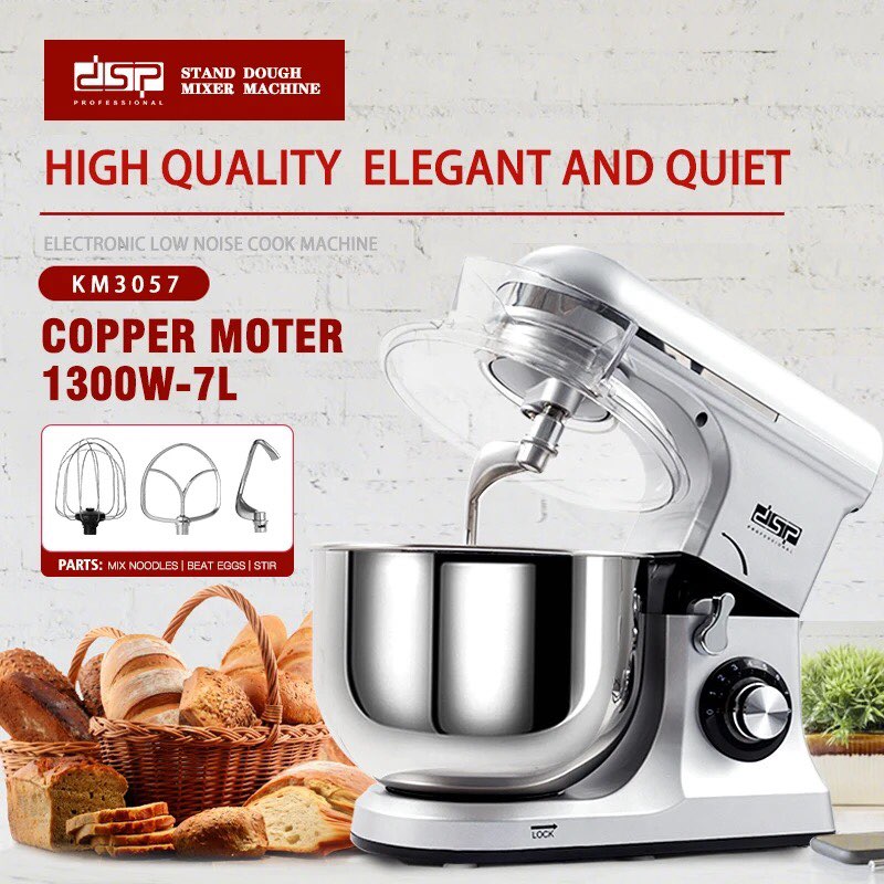 DSP stand mixer - with power 1300 watt 7L
