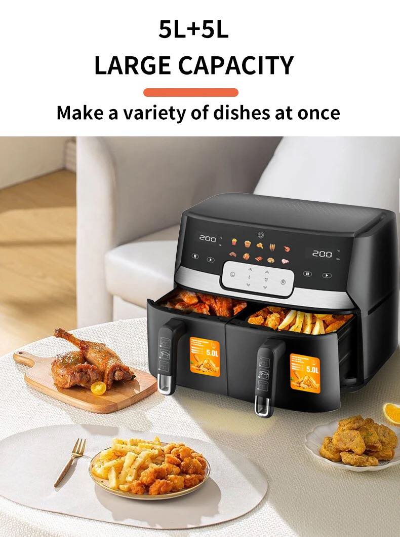 DSP- Air Fryer Dual Basket 3400 watt