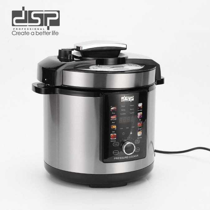 حلة ضغط كهربائية DSP KB5034 – 6 لتر – 1000 وات – 14 برنامج طهي