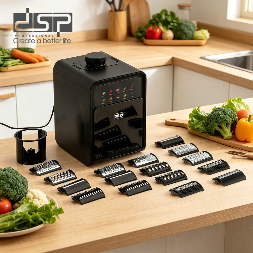 قطاعة وخلاطة السلطة DSP KM5078 – 9 وظائف في جهاز واحد | 800 واط | سعة 925 مل