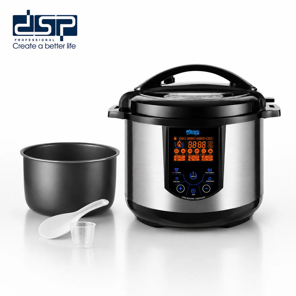 حلة ضغط كهربائية DSP KB5033 سعة 10 لتر بقوة 1350 وات