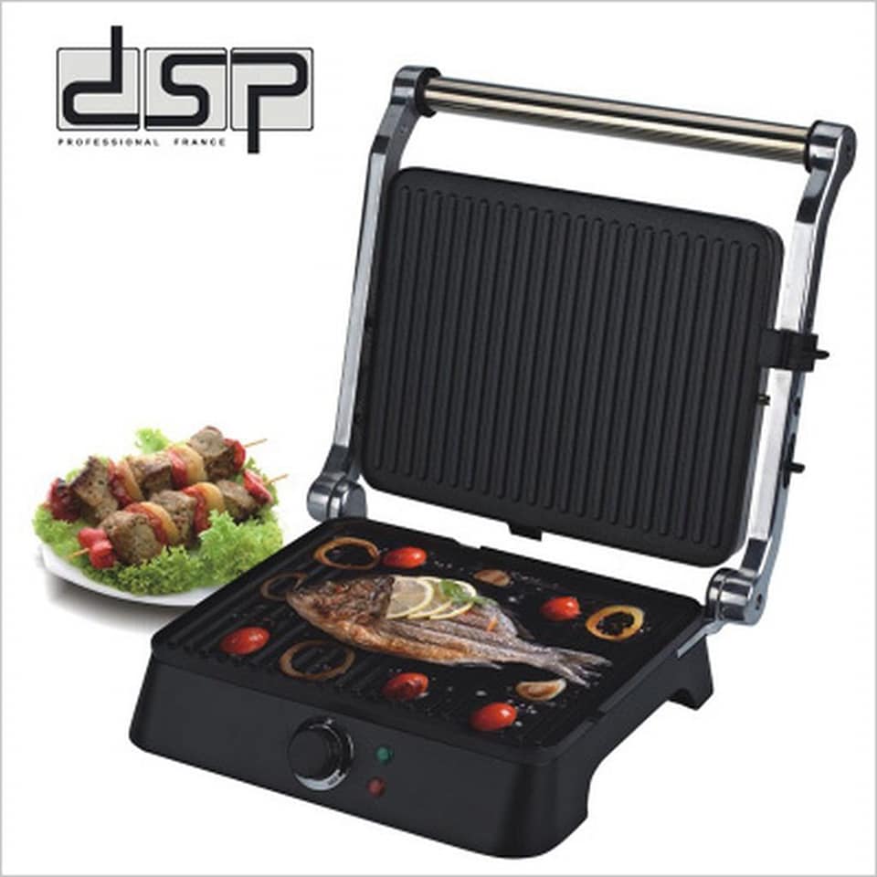 DSP Grill 1400 watts Black/Silver
