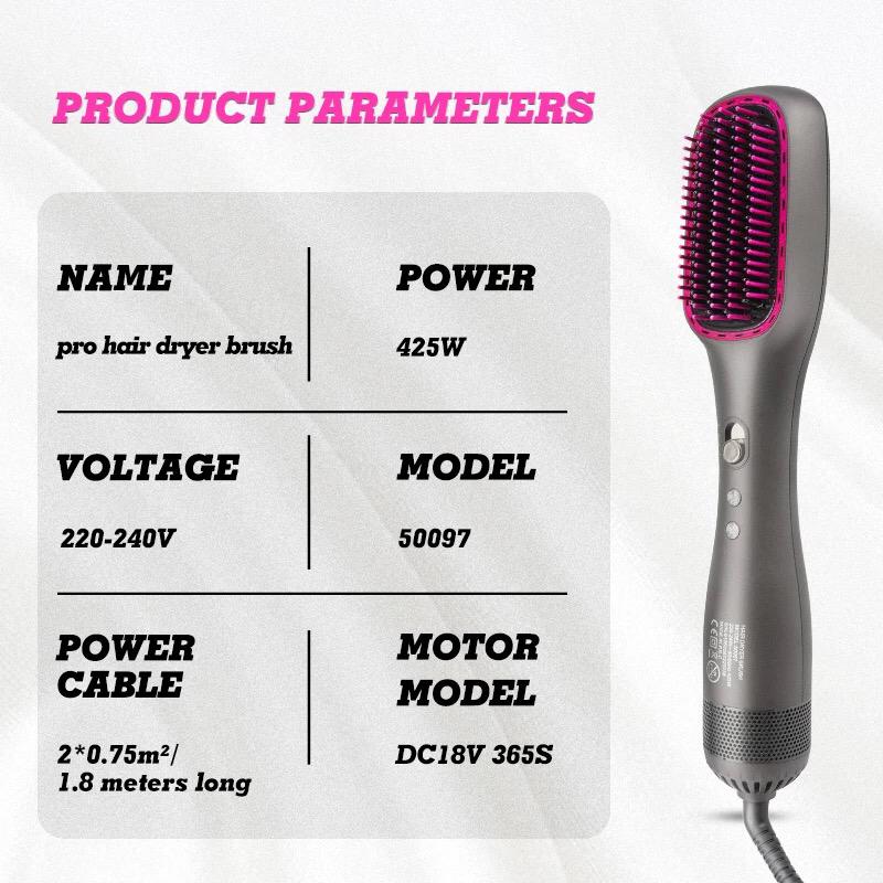 DSP-Pro hair dryer Brush