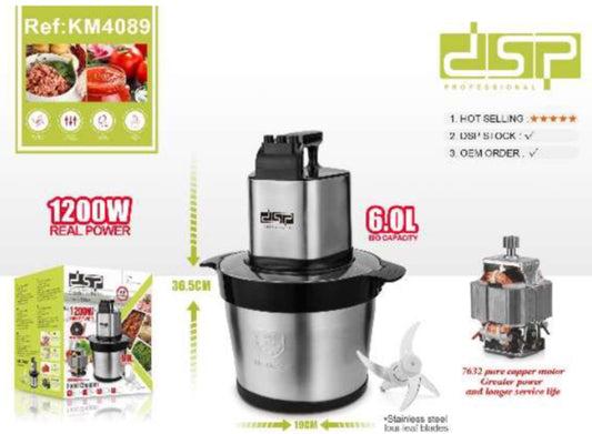 DSP-Food Chopper 6.0L 1200W
