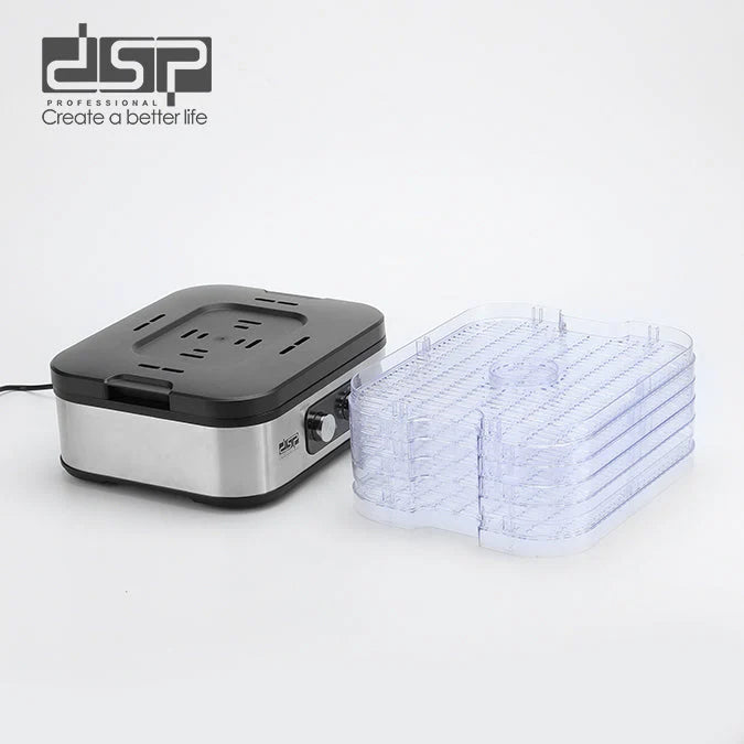 مجفف طعام كهربائي DSP KA9011 – 240 وات بـ 5 صواني ودرجة حرارة قابلة للتعديل