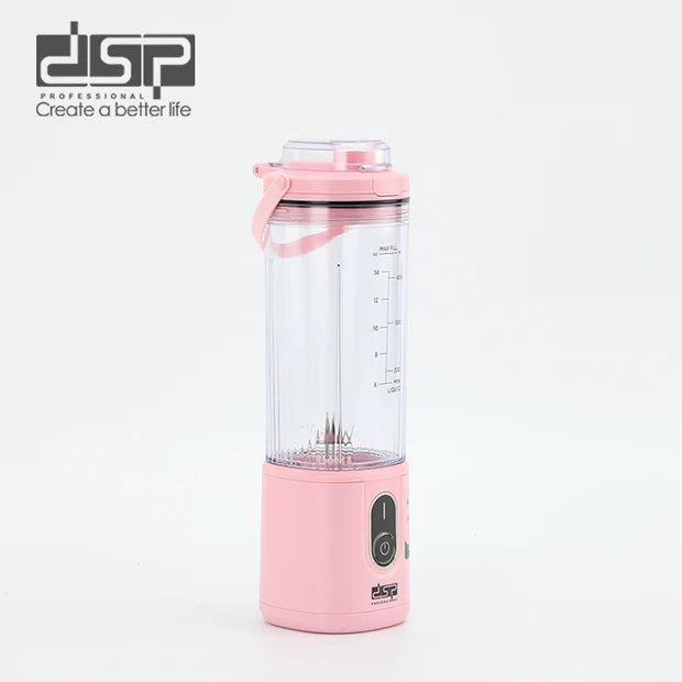 خلاط محمول DSP KJ2206 بقوة 110 وات – سعة 400 مل – 6 شفرات ستانلس ستيل – USB