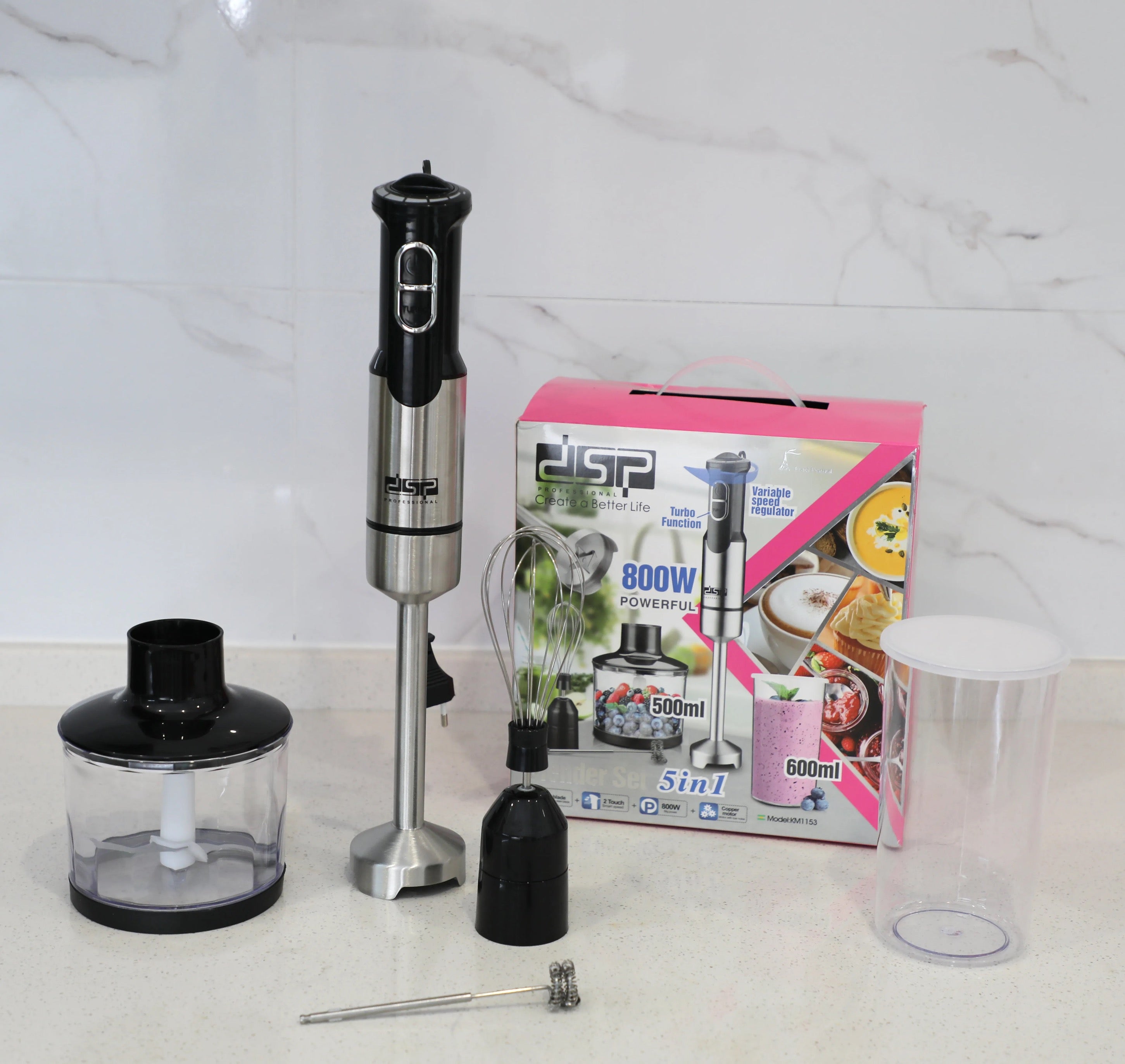 مجموعة خلاط 5 في 1 KM1153