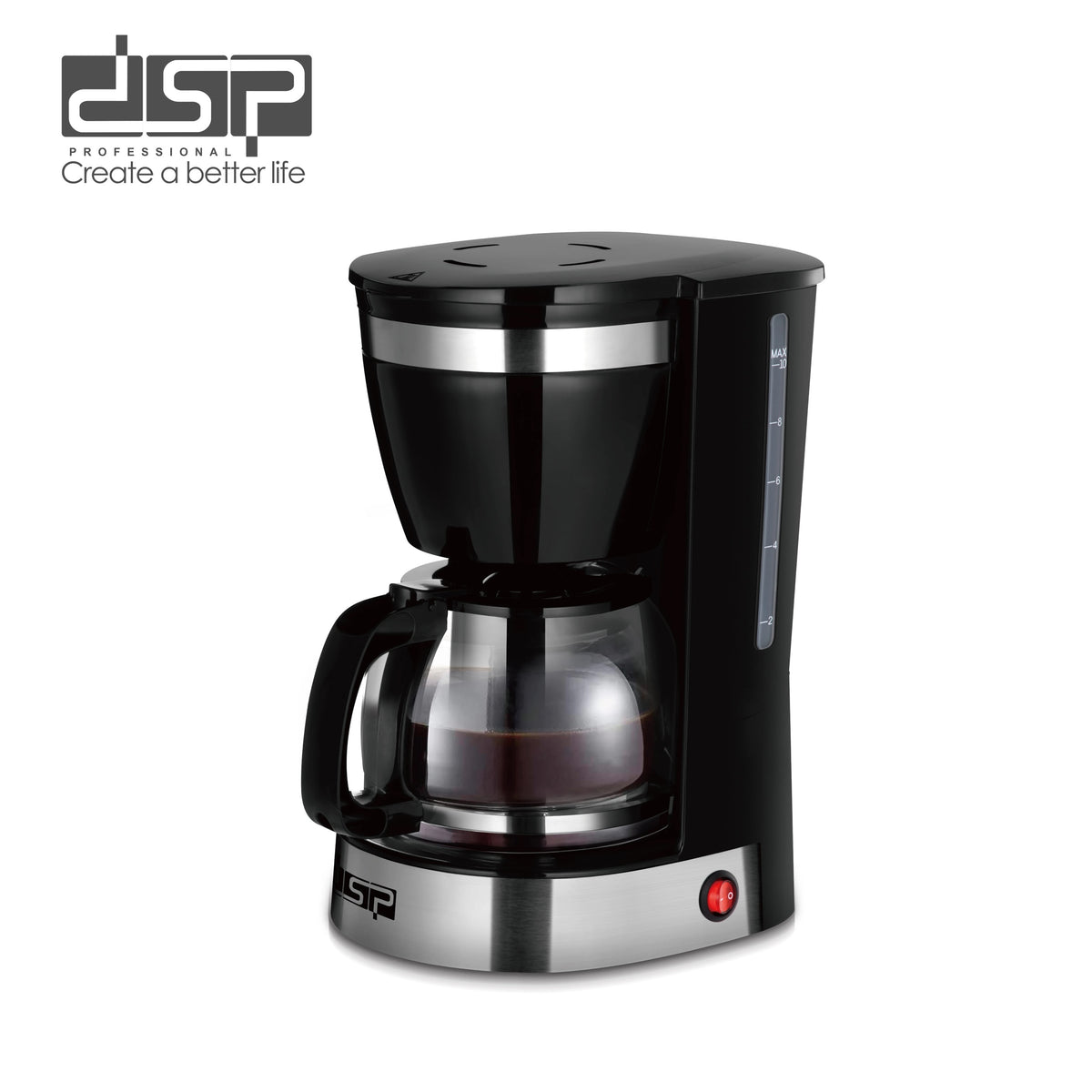 ماكينة تحضير القهوة 1.25 لتر – 800 وات – DSP KA3126