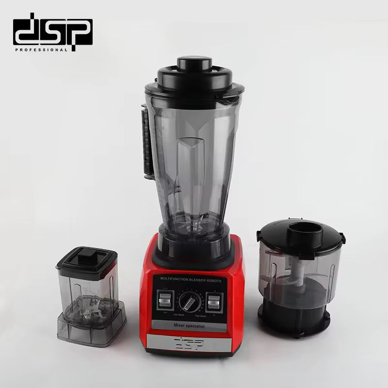 خلاط كهربائي 3 في 1 DSP – 1800 وات – سرعة 28000 RPM – سعة 3 لتر – بخاصية التسخين – موديل KJ2187