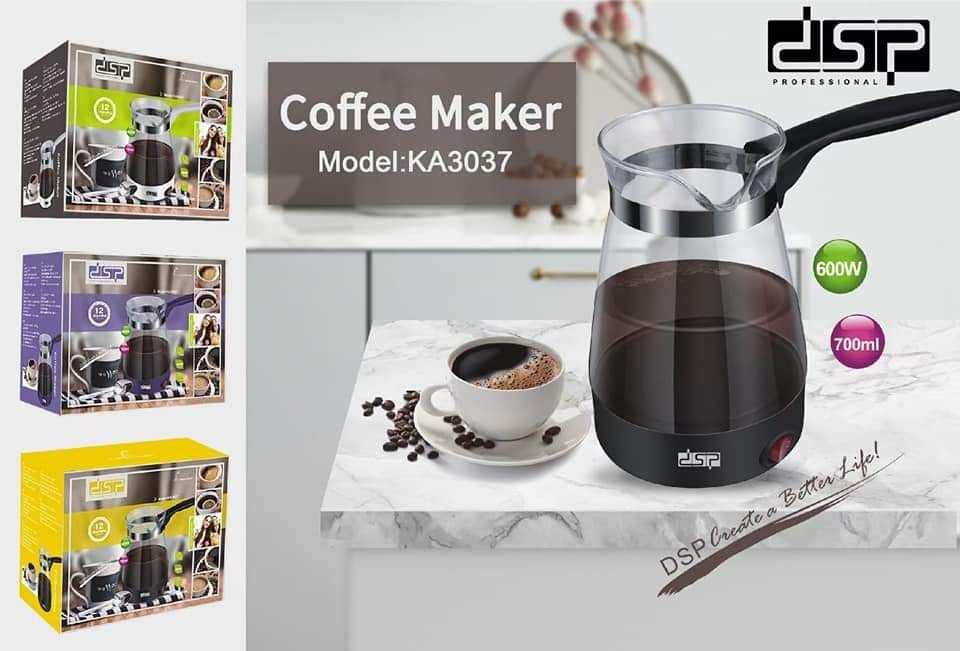 DSP Electric Turkish coffee pot ( glass )