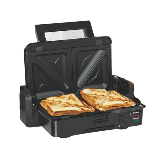 4 in 1 DSP Waffle - Sandwich Maker 1200 W-open 180"