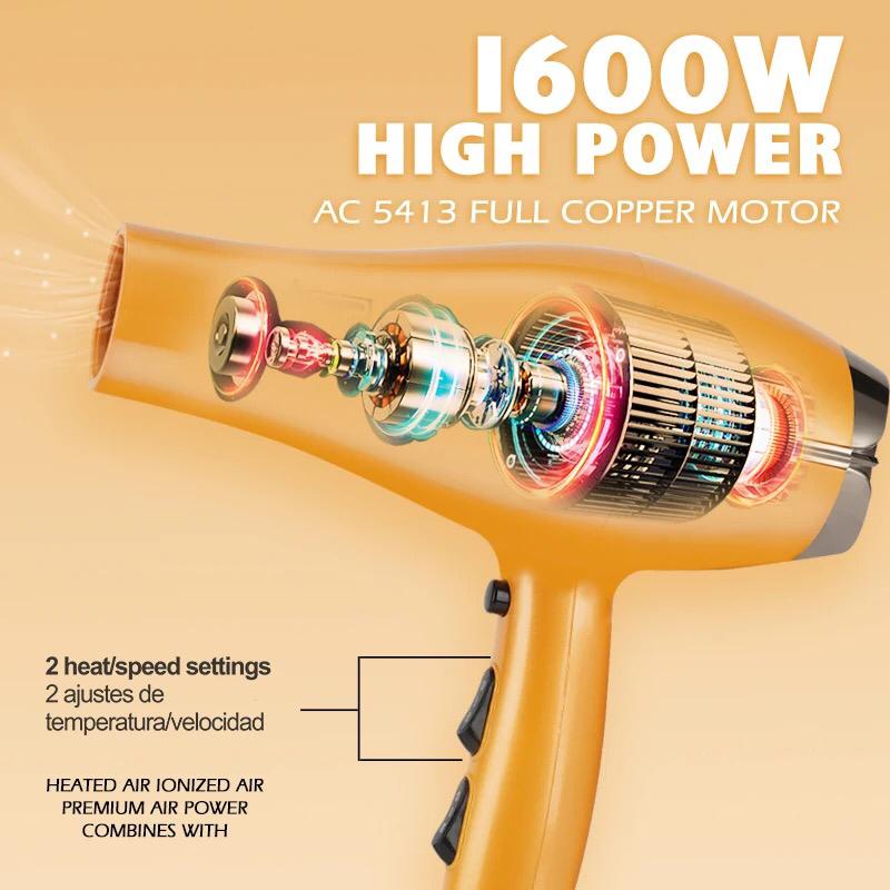 dsp- hair dryer 1600 watt