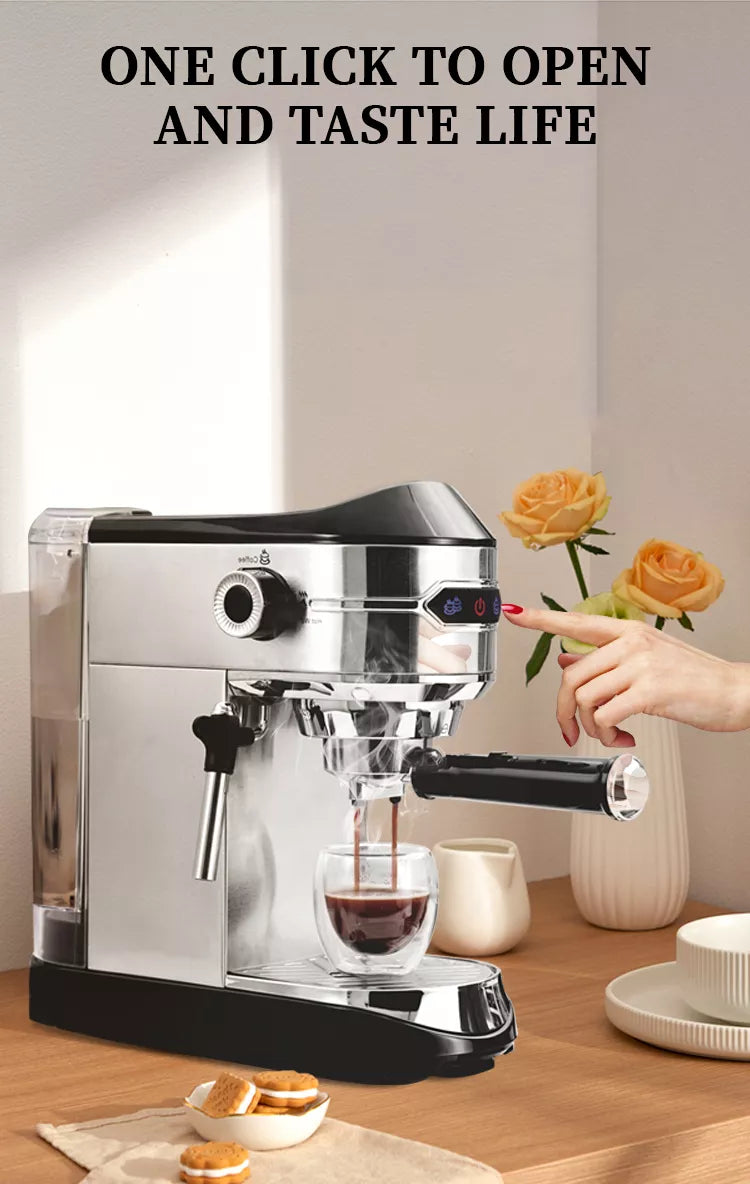 DSP Espresso & Cappuccino Machine 1 L ( Milk steamer )