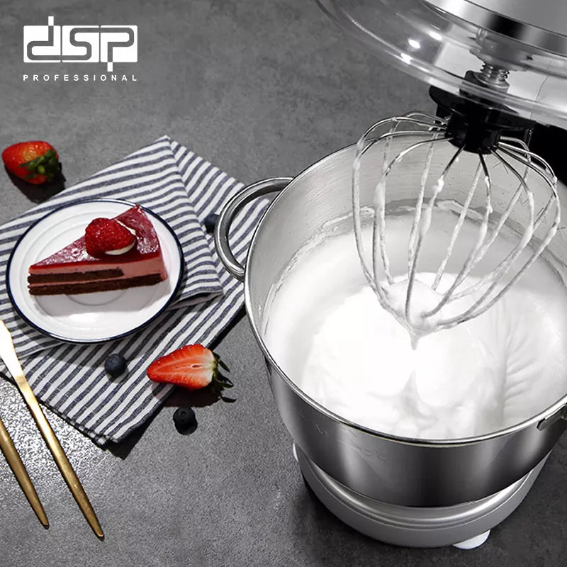 DSP 3 IN 1 Stand Mixer 6.5 L 1200 W ( Full Body Stainless Steel )