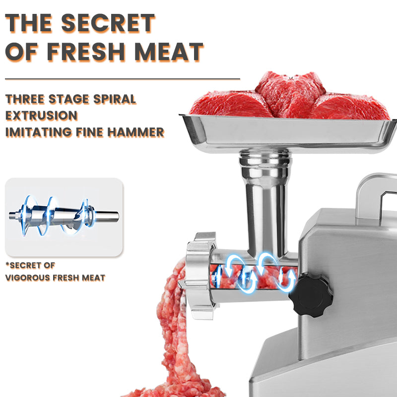 DSP Stainless Steel Meat Grinder - Sausage Maker 700 W