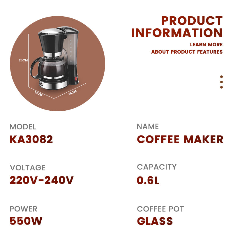 DSP Cafee Automatic Grinder 0.6 L - 550 W