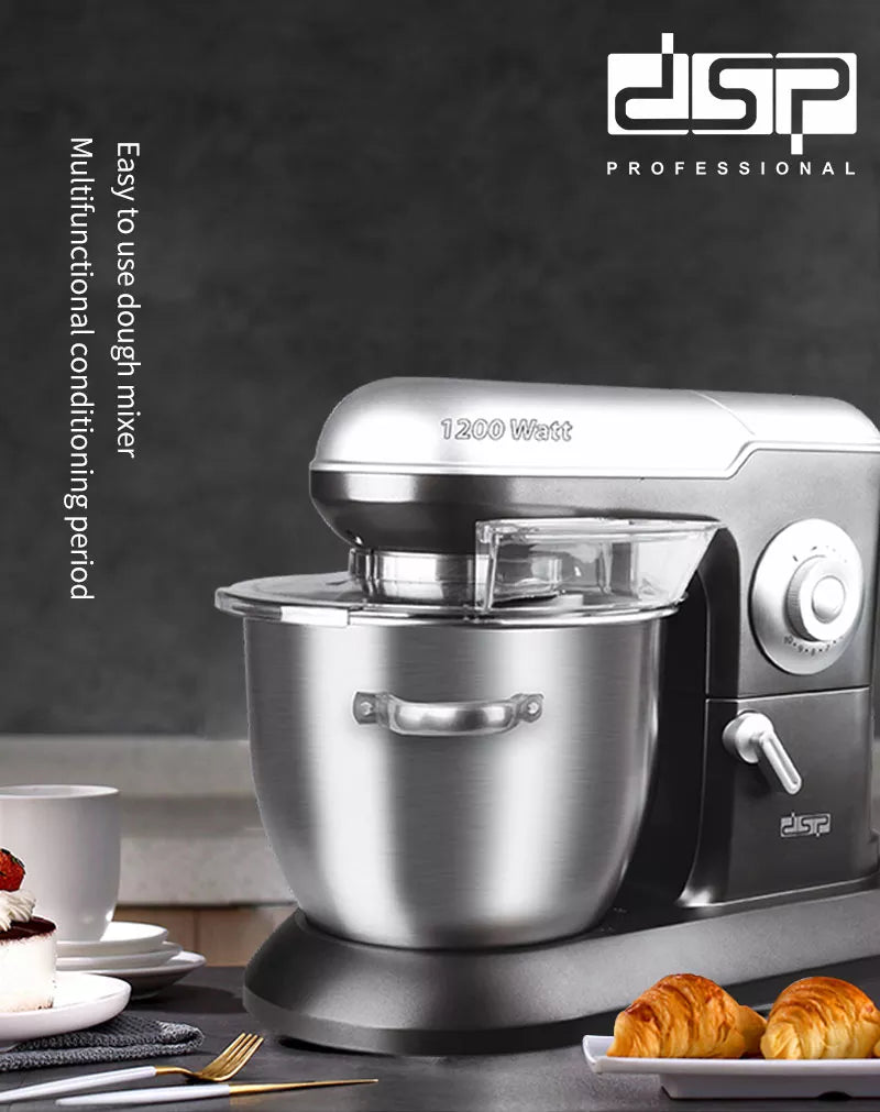 DSP 3 IN 1 Stand Mixer 6.5 L 1200 W ( Full Body Stainless Steel )