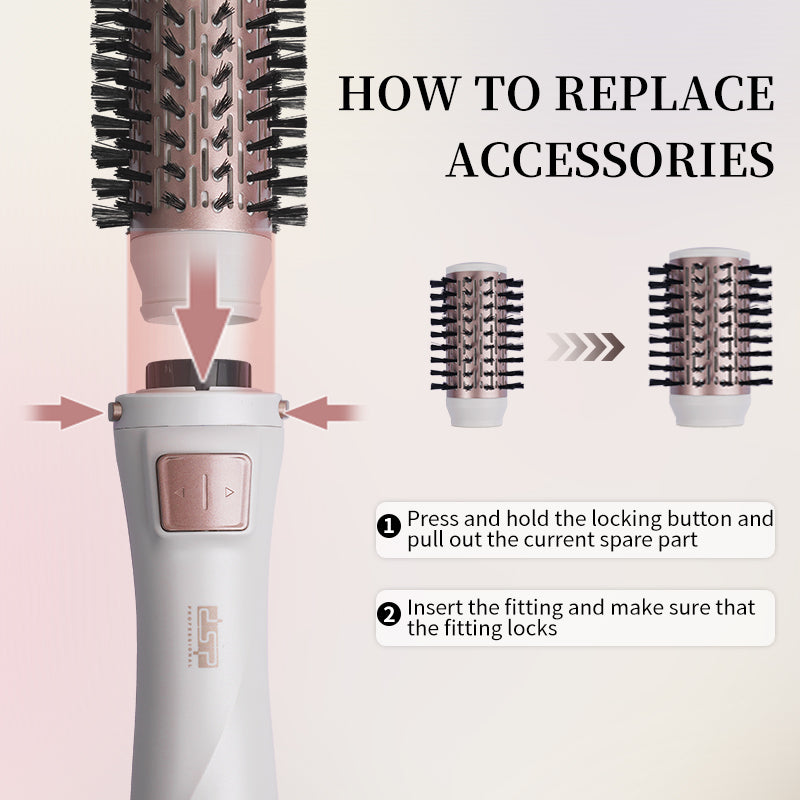 DSP 2 in 1 Straightener Roller Brush 1000 W