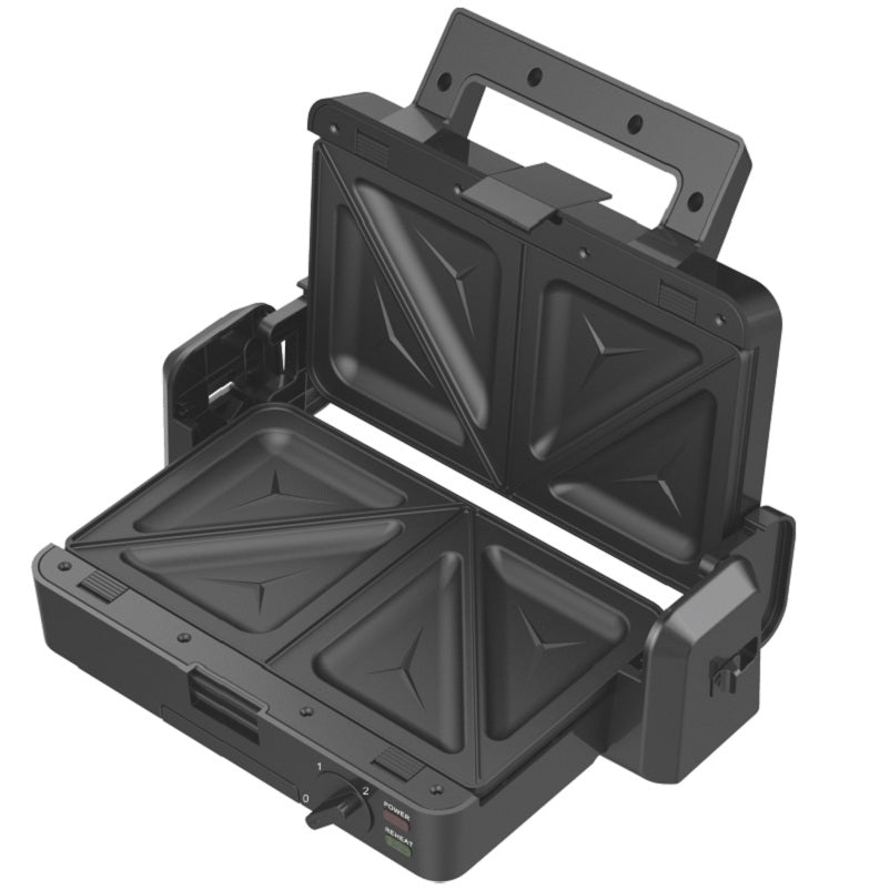 4 in 1 DSP Waffle - Sandwich Maker 1200 W-open 180"