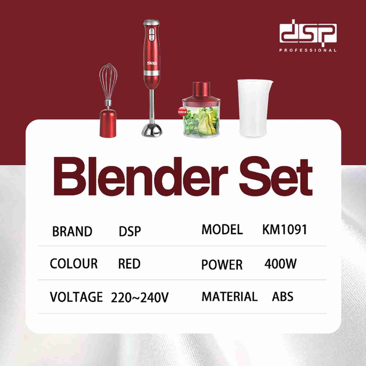 DSP 4 in 1 Stainless Steel blender