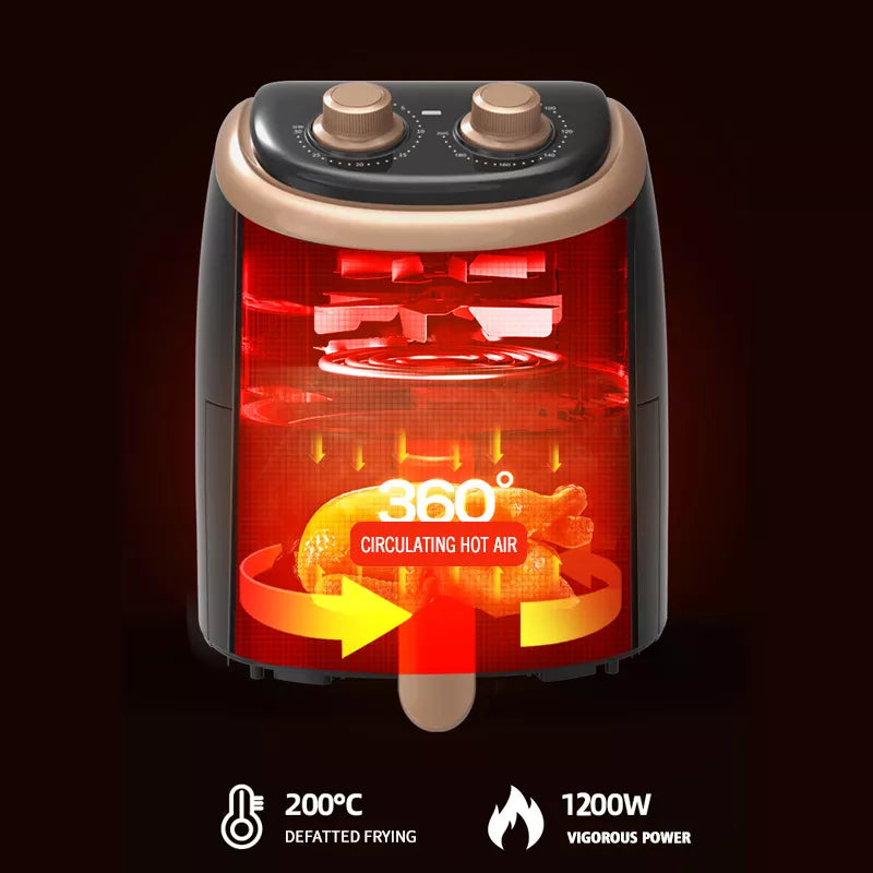 DSP Healthy Non-Stick Air Fryer Without Oil 1200 W 3.5 L