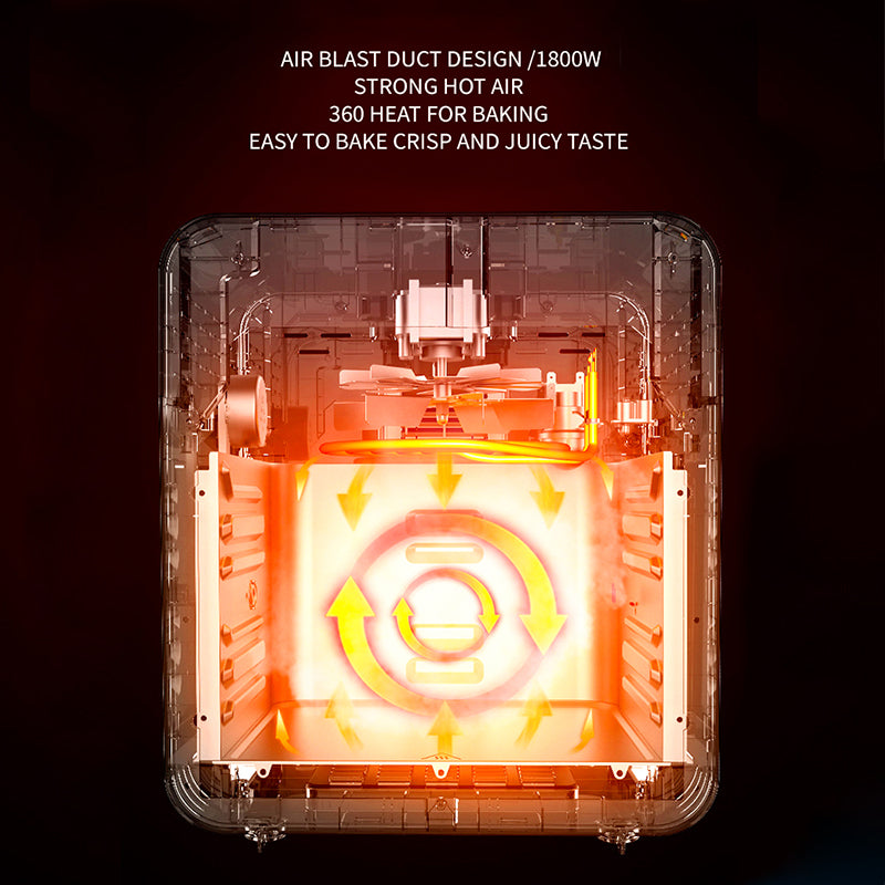 DSP Large Capacity Touch Screen Electric Air Fryer 14L - 1800 W