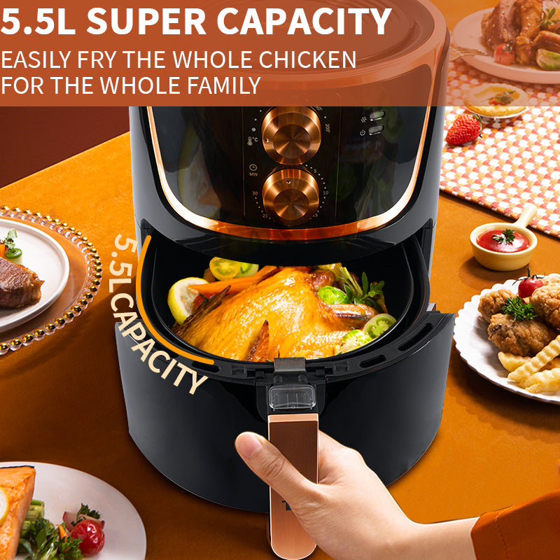 DSP Healthy Non-Stick Electric Air Fryer 5.5 L - 1800W