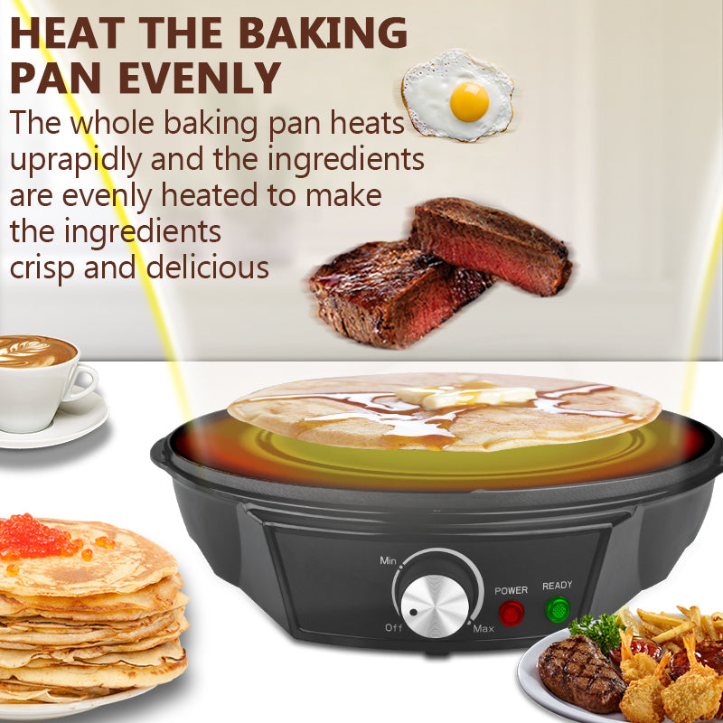 DSP Crepe - Pancake Maker 12OO W