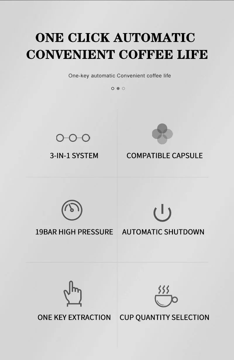 DSP 3 in 1 coffee machine (Capsule Maker)