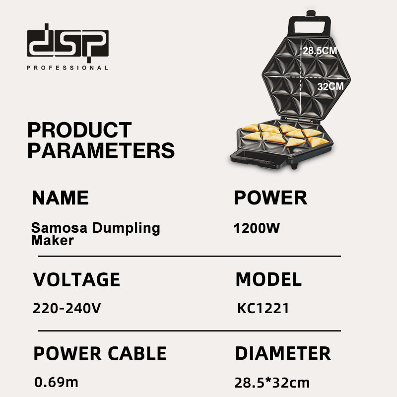 DSP Samosa Dumpling Maker 1200 W