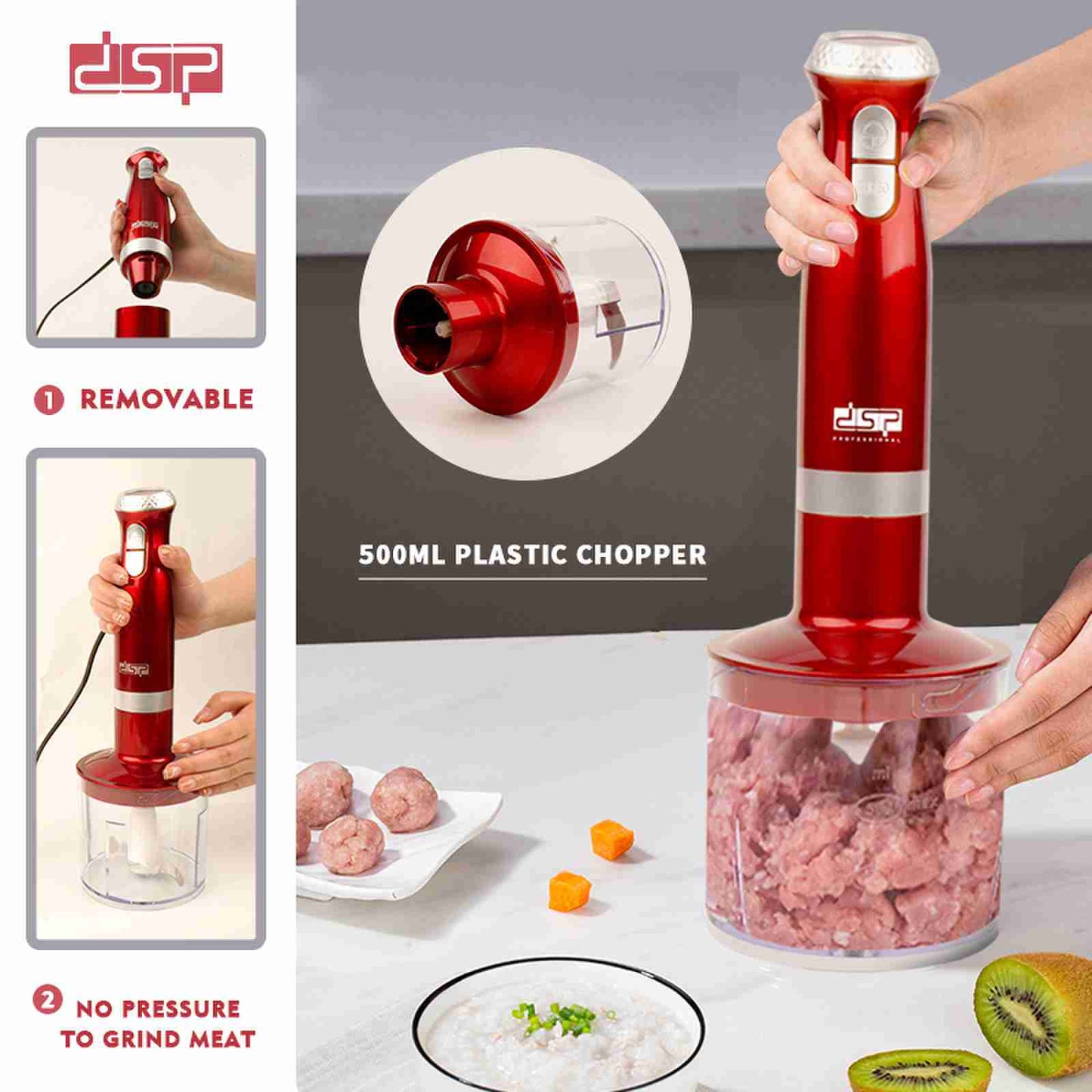 DSP 4 in 1 Stainless Steel blender