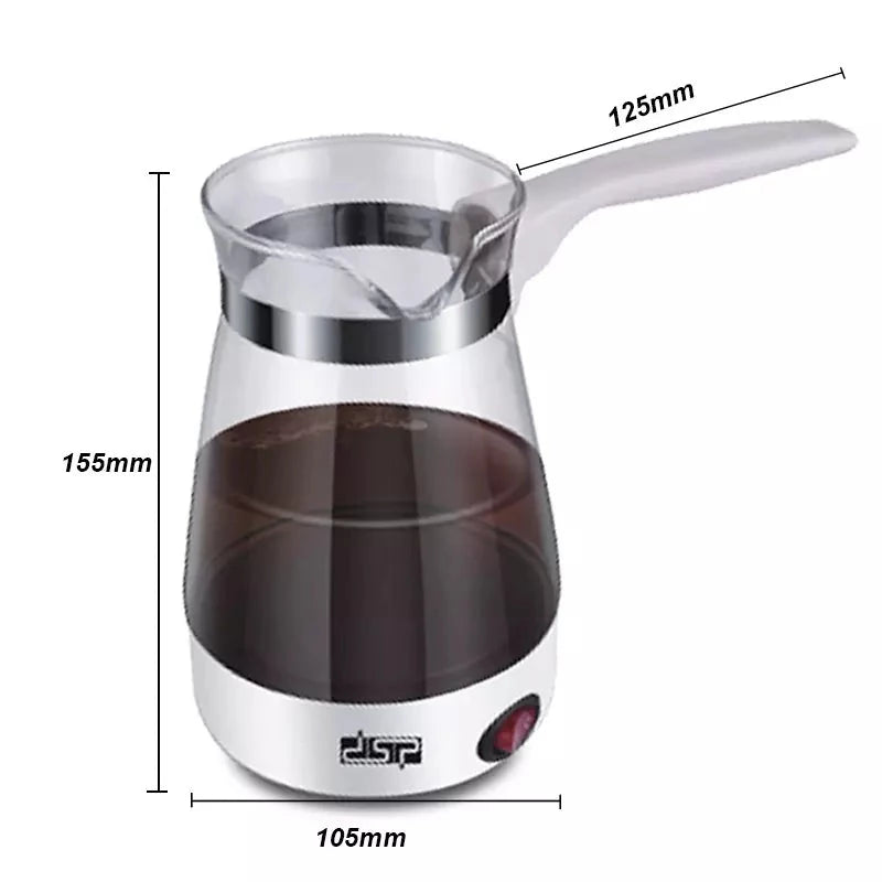 DSP Electric Turkish coffee pot ( glass )
