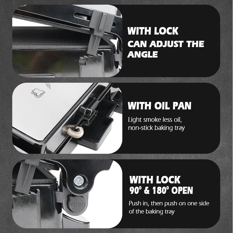 DSP Non Stick Mini Indoor BBQ Grill 2000 W