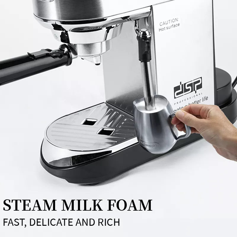 DSP Espresso & Cappuccino Machine 1 L ( Milk steamer )