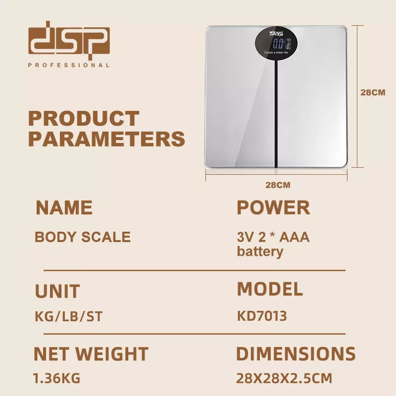 DSP Electronic Body Scale Up to 180 Kg