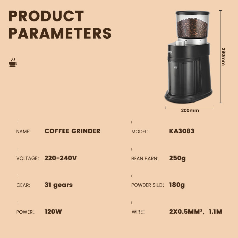 DSP High Quality Coffee Bean Grinder