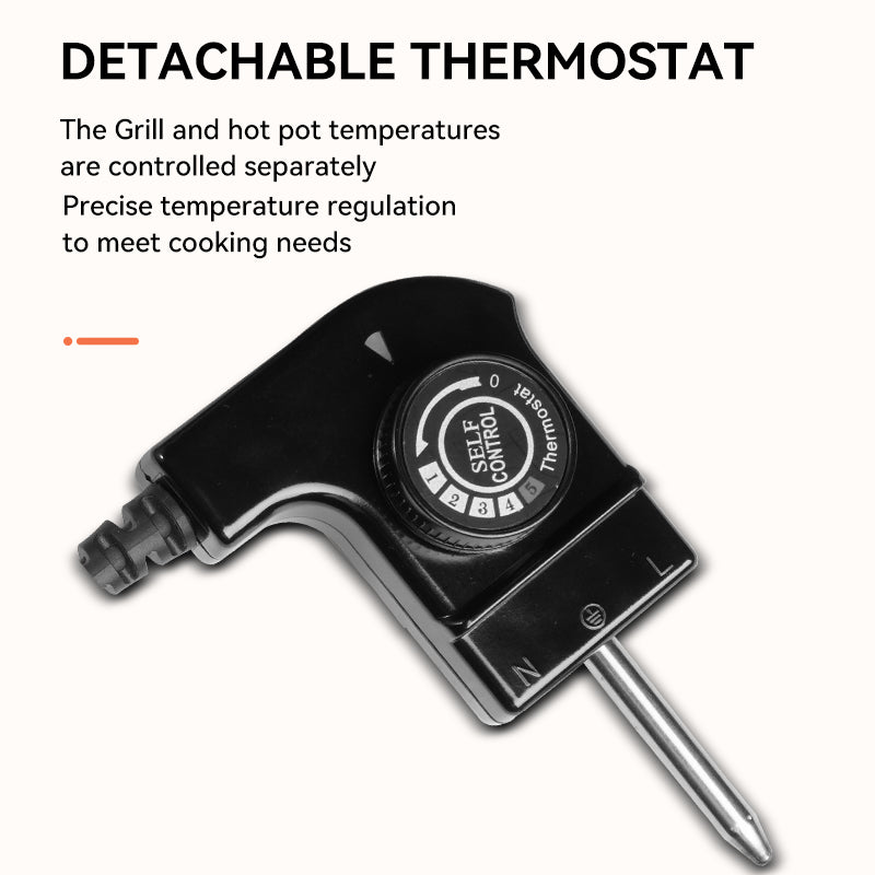 DSP 2 in 1 BBQ Electric Grill for Non-Stick 2500W