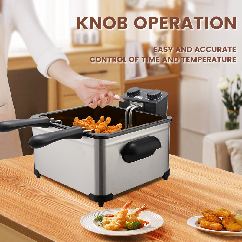 DSP Stainless Steel Tank Fryer 220V 5 L - 2000 W