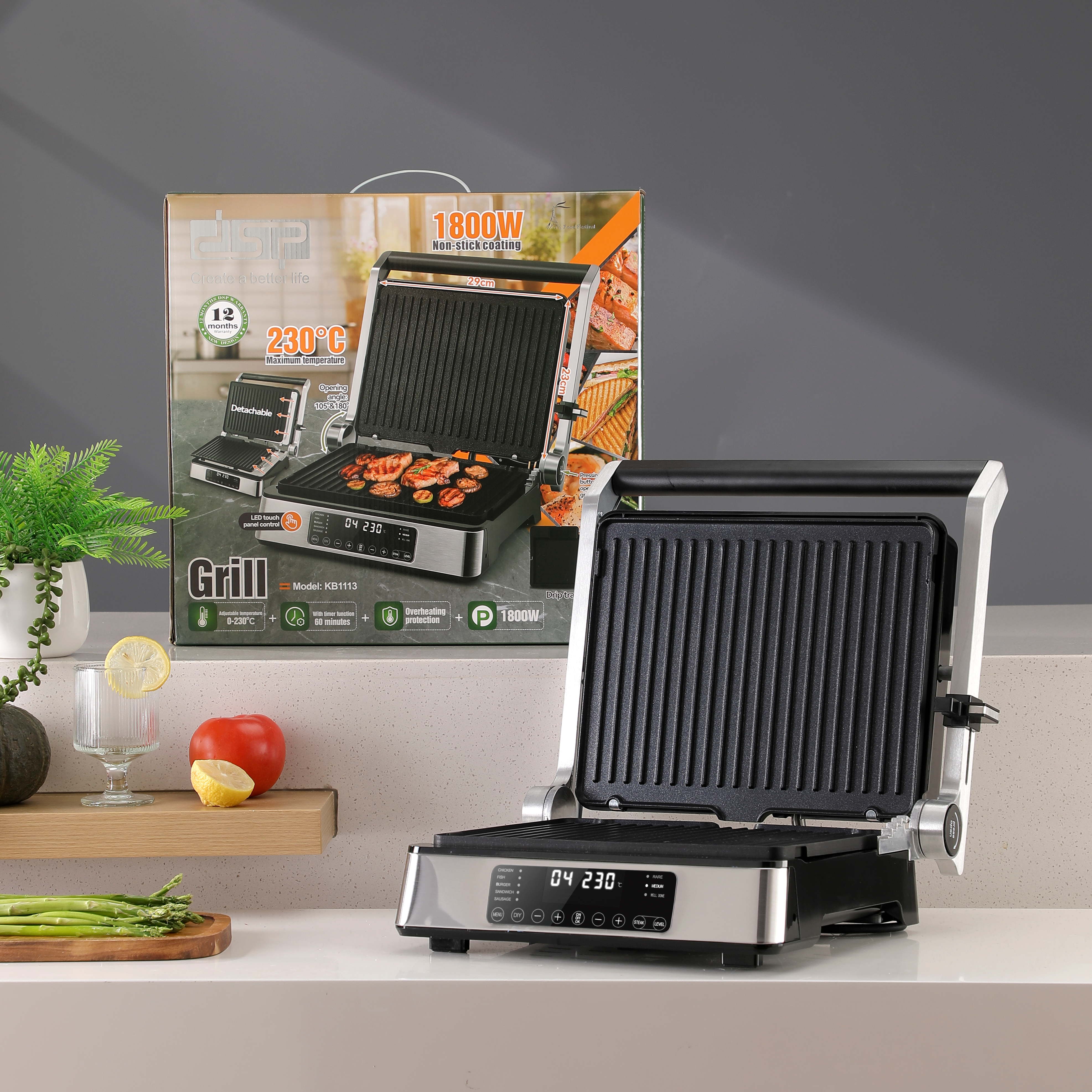 DSP KB1113 جريل ليد تاتش