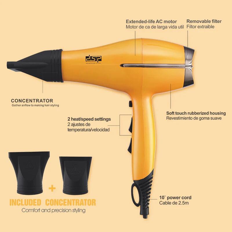 dsp- hair dryer 1600 watt