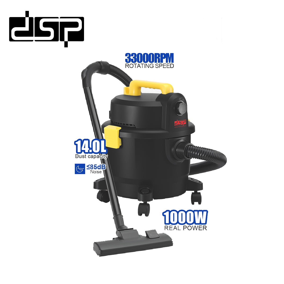 DSP KD2084 مكنسة كهربائية رطبة وجافة