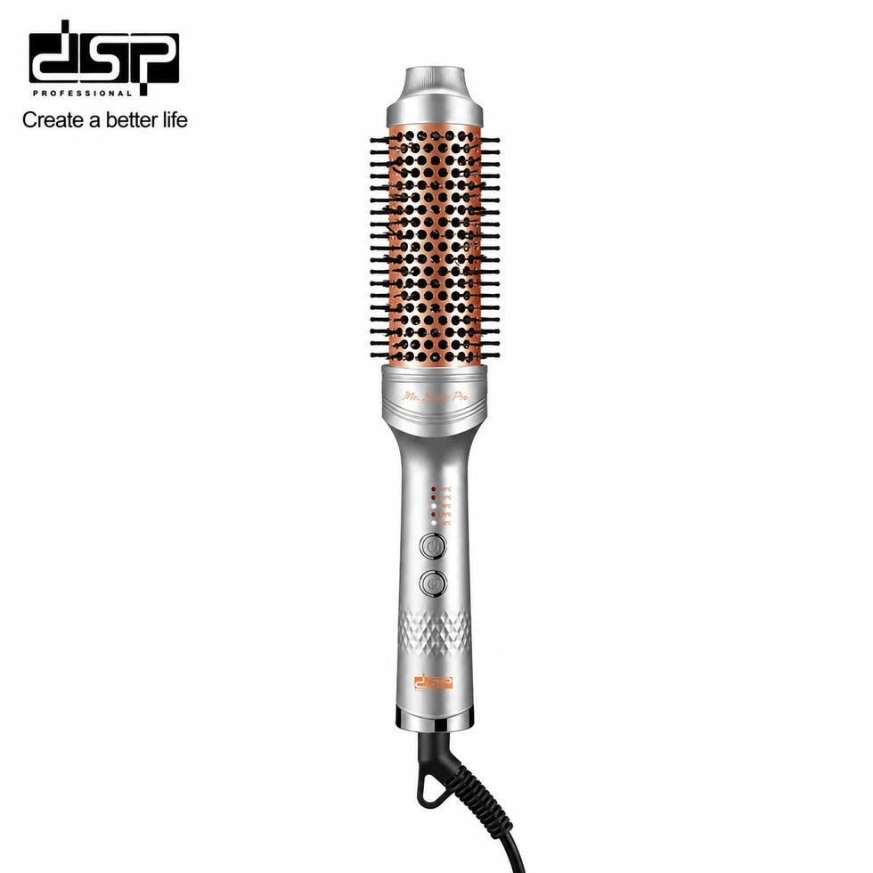 فرشاة شعر حرارية DSP 20947S – 78 وات بأسطوانة 38 مم و5 درجات حرارة