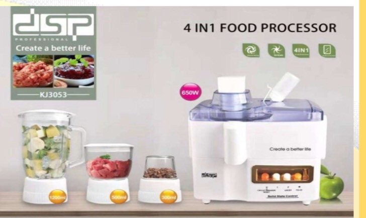 DSP-food processor 4in 1 - Blender with juicer