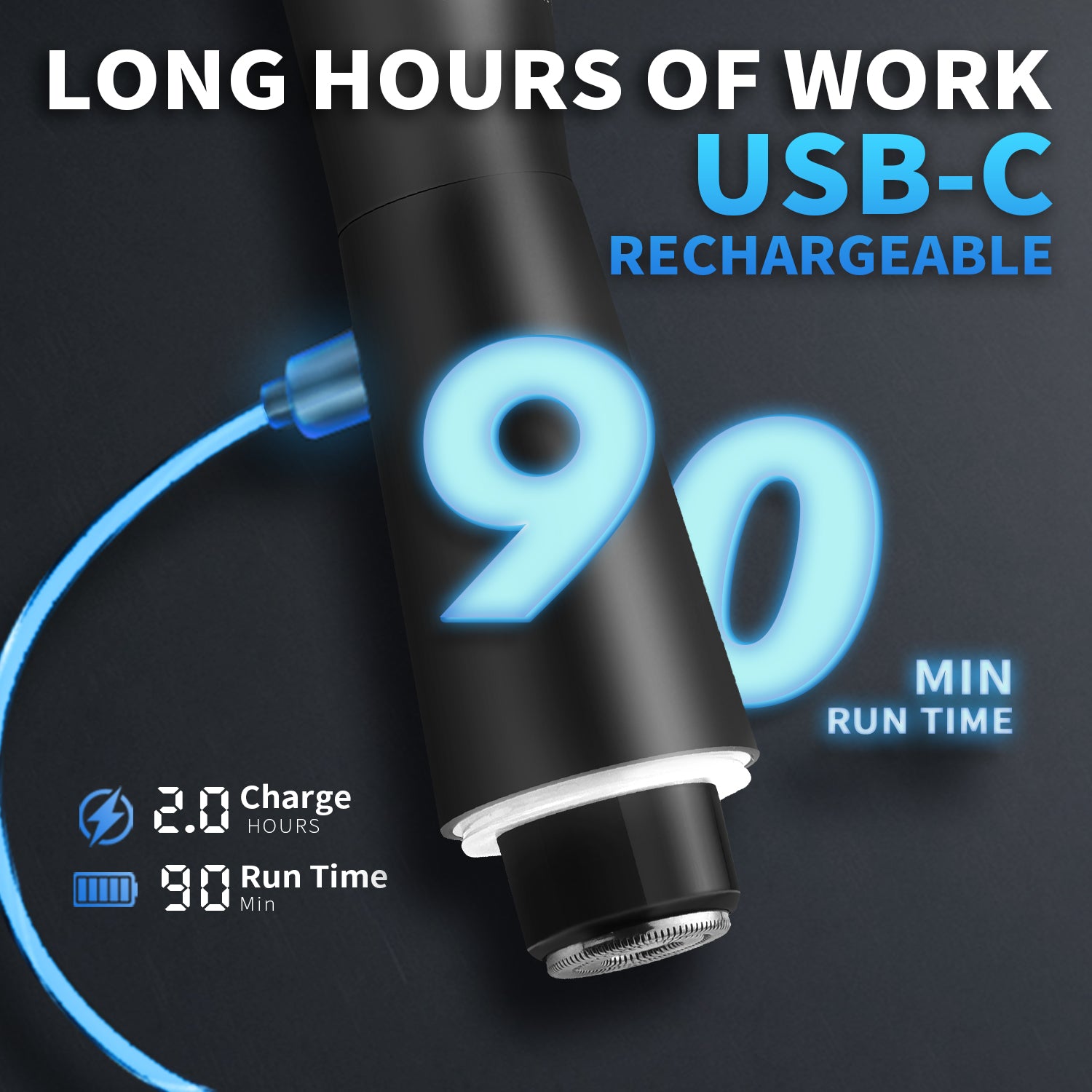 DSP 60383  ذات الرأسينIPX6 ماكينة تشذيب الجسم